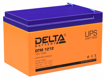 Delta DTM 1212 Аккумулятор